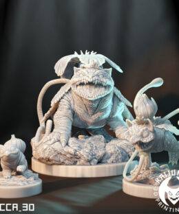 Flower Toads- Kaijumon