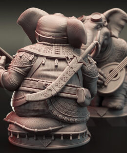 Alternative view of Mahogany - Ivory Bard DM-Stash