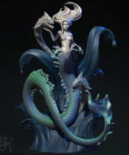 Zehenna, the sea nymph - Dungeons and Maidens