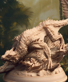 A lizard like creature in stealth mode.