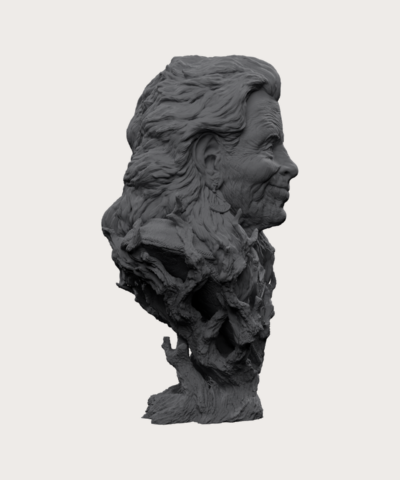 Alternative view of Su Laegildah Bust - Ben Dansie