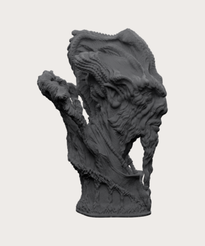 Alternative view of Niellgaroth the Wise Bust - Ben Dansie