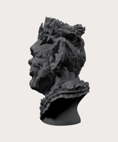 Orc Chief Nakhbruh Bust - Ben Dansie - Image 4