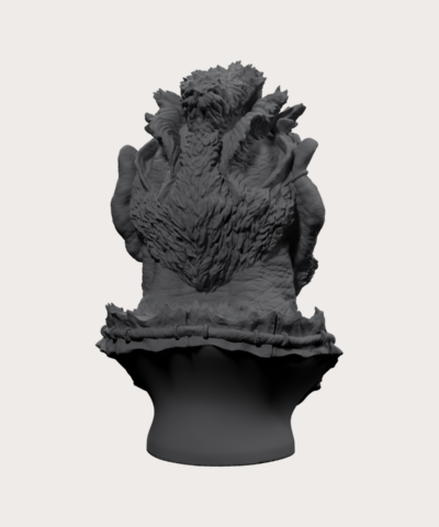 Orc Chief Nakhbruh Bust - Ben Dansie - Image 3