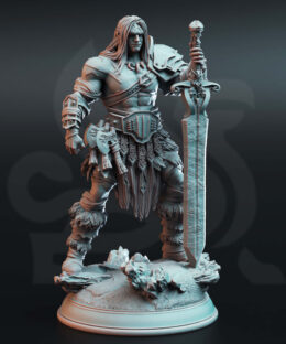 Alternative view of Oovur - Colossal Wastewalker Barbarian - DM-Stash