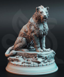 Alternative view of Sabka - Giant Sabertooth Tiger - DM-Stash