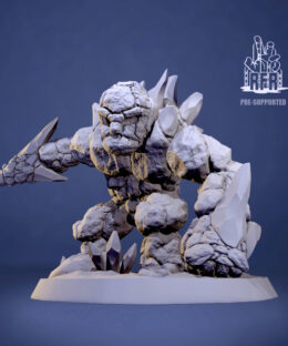 Crystal Golem - Raised From Resin