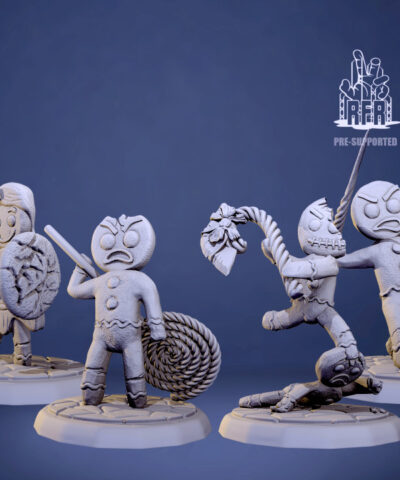 Gingerbread Gang - Raised From Resin