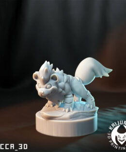 Alternative view of Fire Wolf - Kaijumon