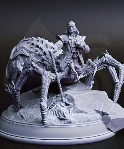 Alternative view of Duke Conrad Elstein - Drider Noble - DM-Stash