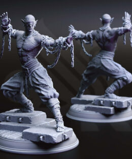 Alternative view of Uxas Vergos - The Awakened Monk - DM-Stash