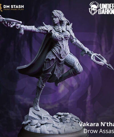 Vakara N’thara - Drow Assassin - DM-Stash
