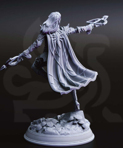 Alternative view of Vakara N’thara - Drow Assassin - DM-Stash