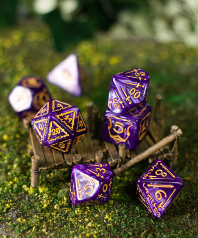 Amethyst & Gold | Boomer Dice