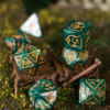 Boomer Dice Emerald & Gold
