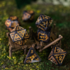 Boomer Dice Onyx & Gold