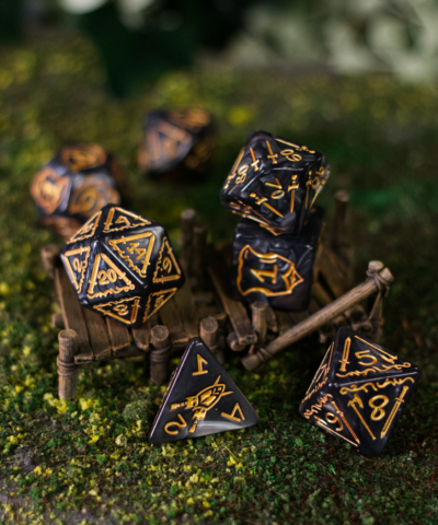 Onyx & Gold | Boomer Dice