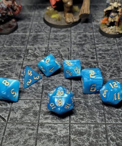 Bright Water Dice Set