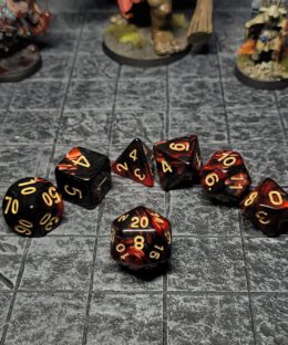 Red Dragonblood Dice Set