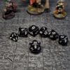 Black White Dice Set