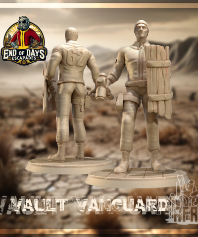Male Vaulters set - Raised from Resin