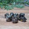 Black & Gold Metal Maze Dice