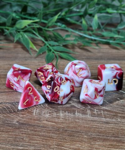 Milk with Blood Dice Set