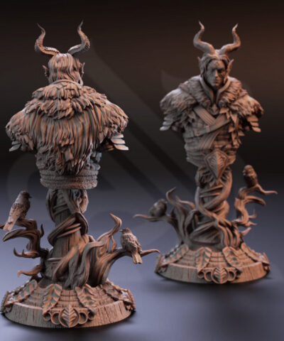 Garyck of cinta mar infernal forest guardian bust - DM-Stash - Image 3