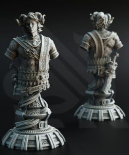 Alternative view of Heron of Dronai bust - DM-Stash