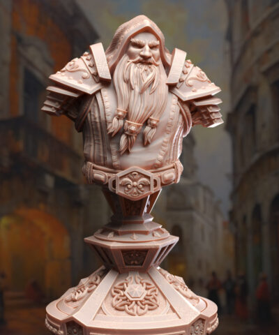 tors-of-delvdor-dwarven-cleric-bust