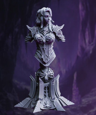 vakara n thara drow assassin bust