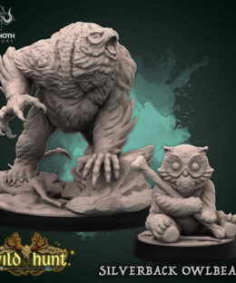 Silverback owlbears