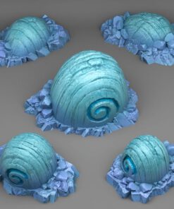 Fossilised ice snail