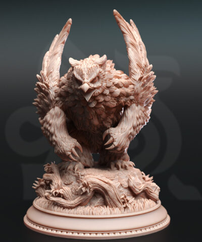 Alternative view of Northern Masked Owlbear