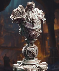 Gordrain Stonehand - Dwarven General Bust