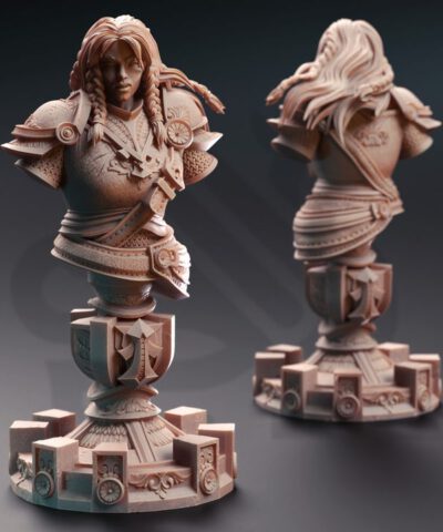 Jorjie of Hvirna - Veteran Fighter Bust - Image 3