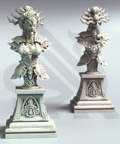 Lian She - Medusa of the East Bust - Image 3