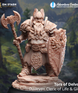 Tors of Delvdor - Dwarven Cleric of Life & Glory