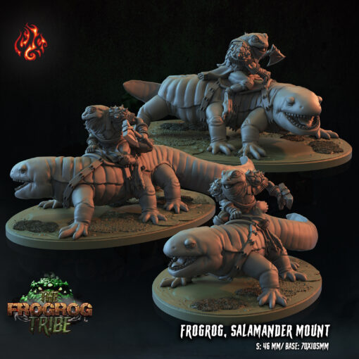 Frogrog salamander mount 2