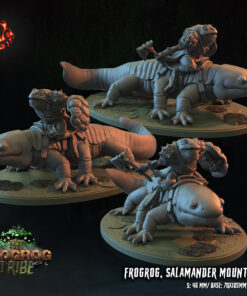 Frogrog salamander mount 4