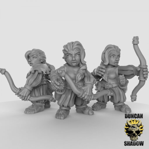 Halfling Female Archers Warband