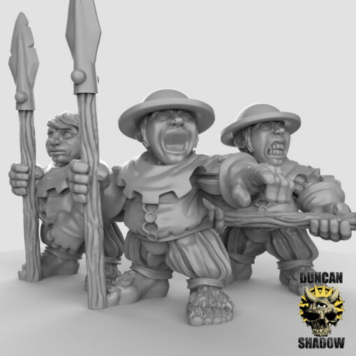 Halfling Spearmen Warband