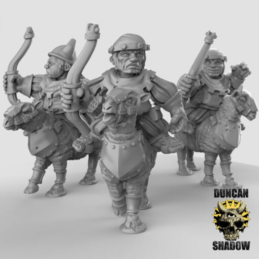 Halfling Cavalry Archers Warband