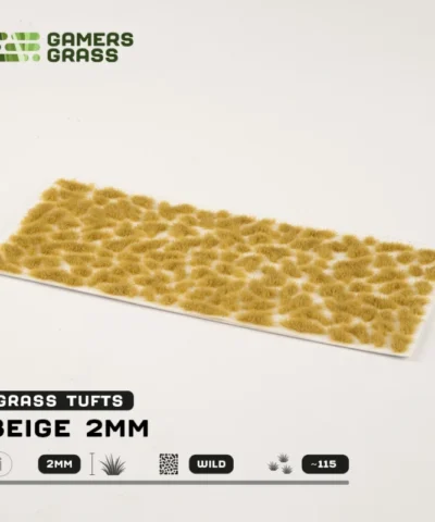 Alternative view of Beige Tufts 2mm | Gamers Grass