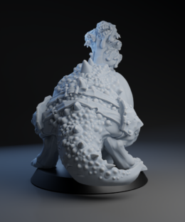 Alternative view of Spit Beast