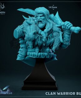 clan warrior bust