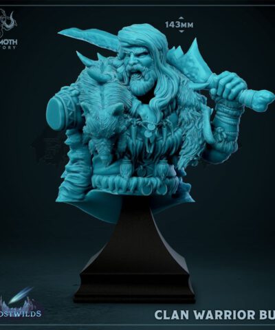 clan warrior bust