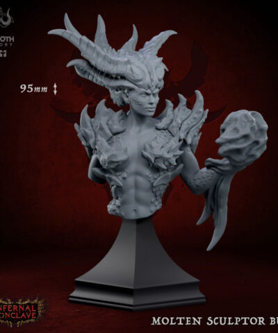 Molten Sculptor Bust