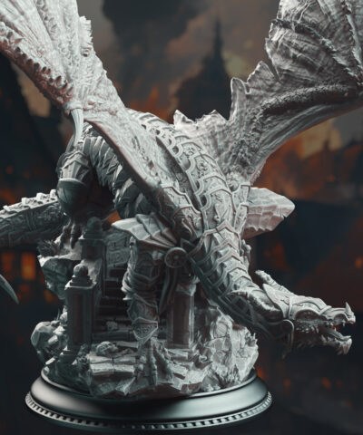 Kuriazor the Dark Scaled - Dragon of the Depths