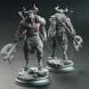 Minotaurs of the Labyrinths Depths - Axe